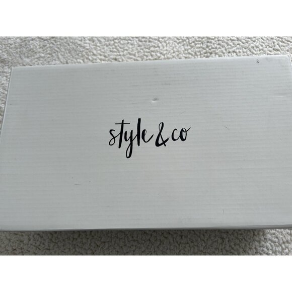 Style & Co Nixine Womens Faux Suede Flat Slip On Shoe Black US Size 10M - Picture 5 of 7